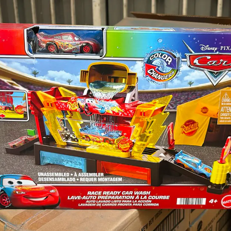 CARS COLOR CHANGERS PISTA AUTOLAVADO RAYO MCQUEEN 1