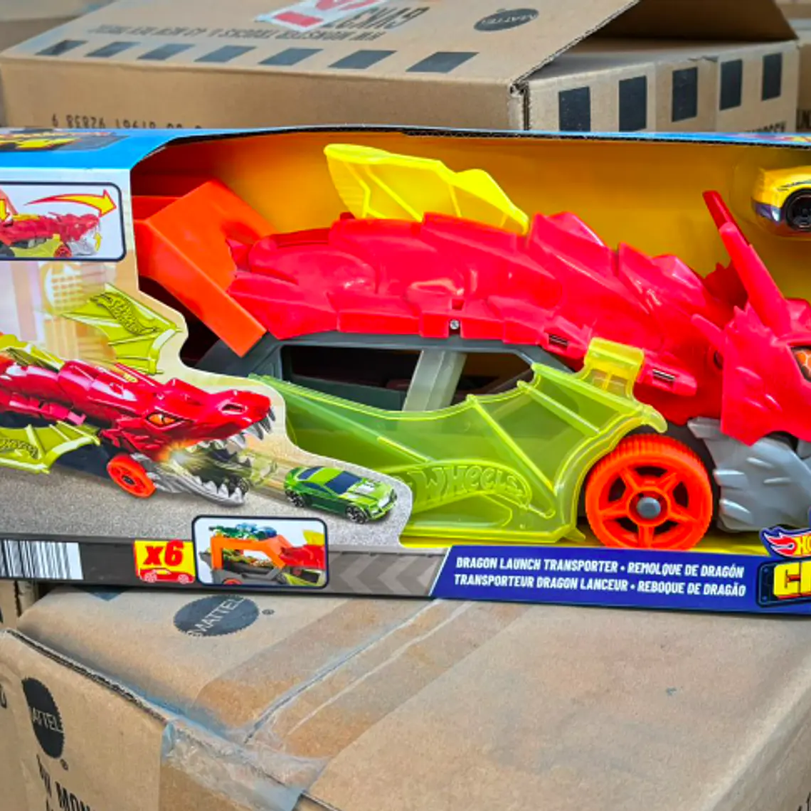 HOT WHEELS PISTA REMOLQUE DE DRAGÓN 1