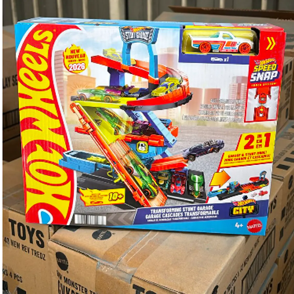 HOT WHEELS PISTA DE JUGUETE PISTA GARAGE DE ACROBACIAS 1