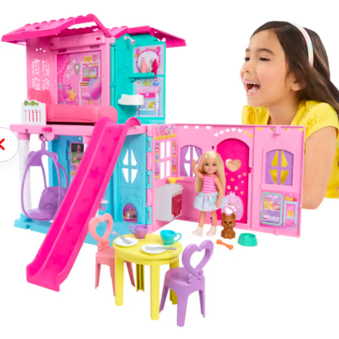 BARBIE CASA DE MUÑECAS CASA TRANSFORMABLE DE CHELSEA 2