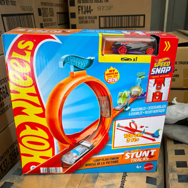 HOT WHEELS PISTA DE JUGUETE PISTAS DE ACROBACIAS SORPRESA - RUEDA 1