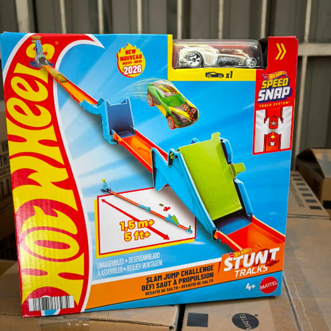 HOT WHEELS PISTA DE JUGUETE PISTAS DE ACROBACIAS SORPRESA - SALTO 1