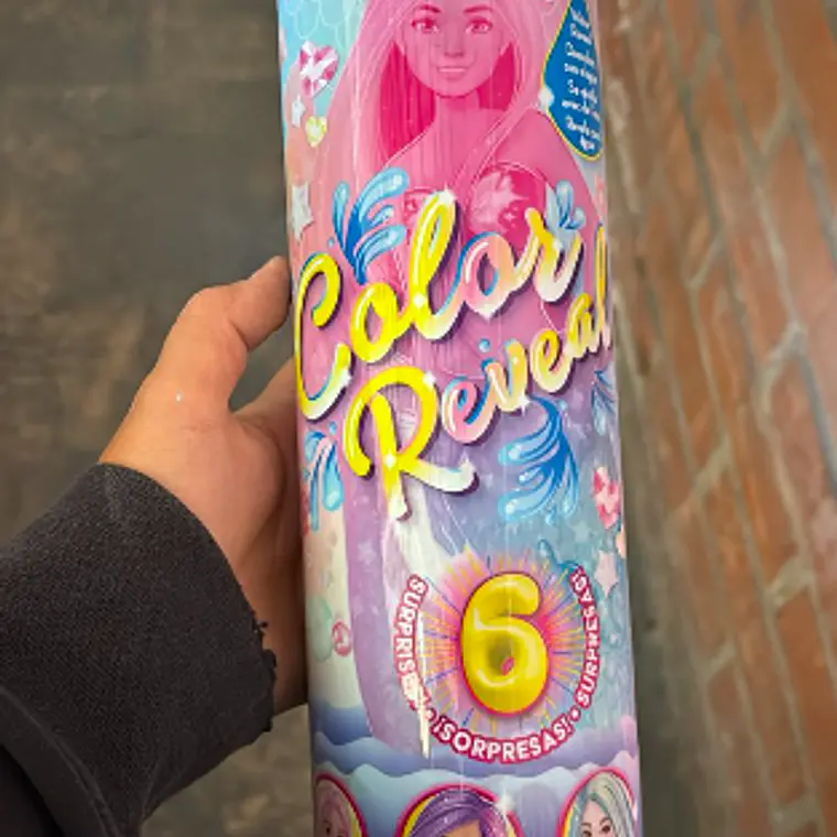BARBIE COLOR REVEAL SORPRESA REVELADO CON AGUA 3+?AÑOS 1