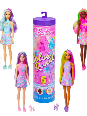 BARBIE COLOR REVEAL SORPRESA REVELADO CON AGUA 3+?AÑOS