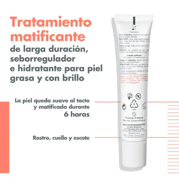 AVENE CLEANANCE EXPERT GEL CUIDADO MATIFICANTE (40 ML) I VENCE:30-06-2027 2