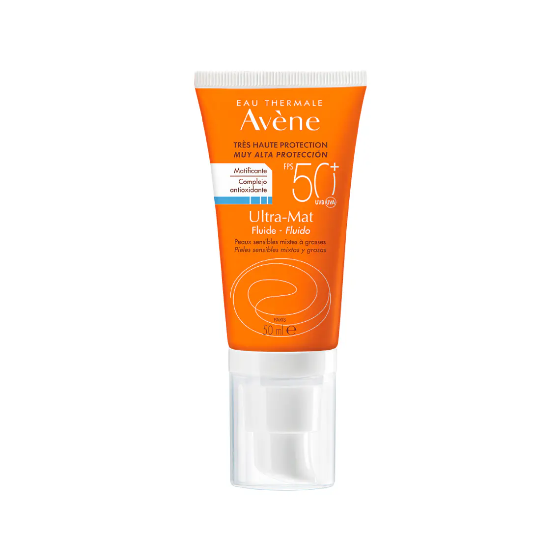 AVENE FLUIDO ULTRA-MAT SPF50+ SIN COLOR (50 ML) I VENCE:20-02-2027 1