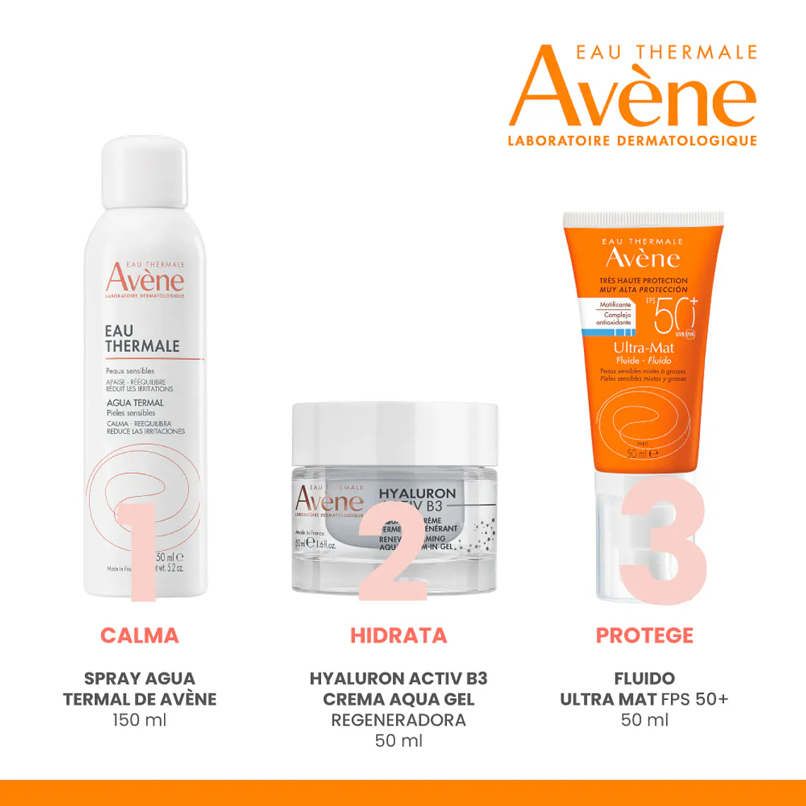 AVENE FLUIDO ULTRA-MAT SPF50+ SIN COLOR (50 ML) I VENCE:20-02-2027 3