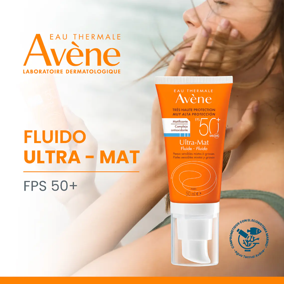 AVENE FLUIDO ULTRA-MAT SPF50+ SIN COLOR (50 ML) I VENCE:20-02-2027 6