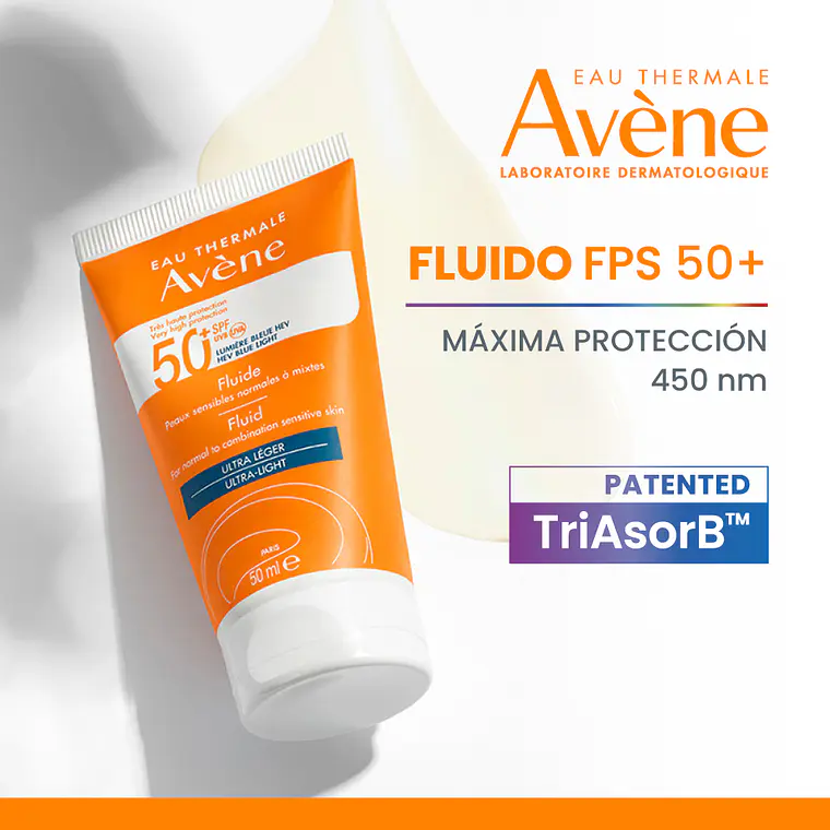 AVENE SOLAR FLUIDO SPF50+ (50 ML) I VENCE:04-01-1027 6
