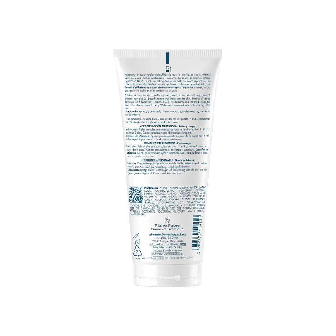 AVENE LECHE AFTER SUN REPARADOR TUBO FAEPH (200 ML) I VENCE:31-03-2027 5