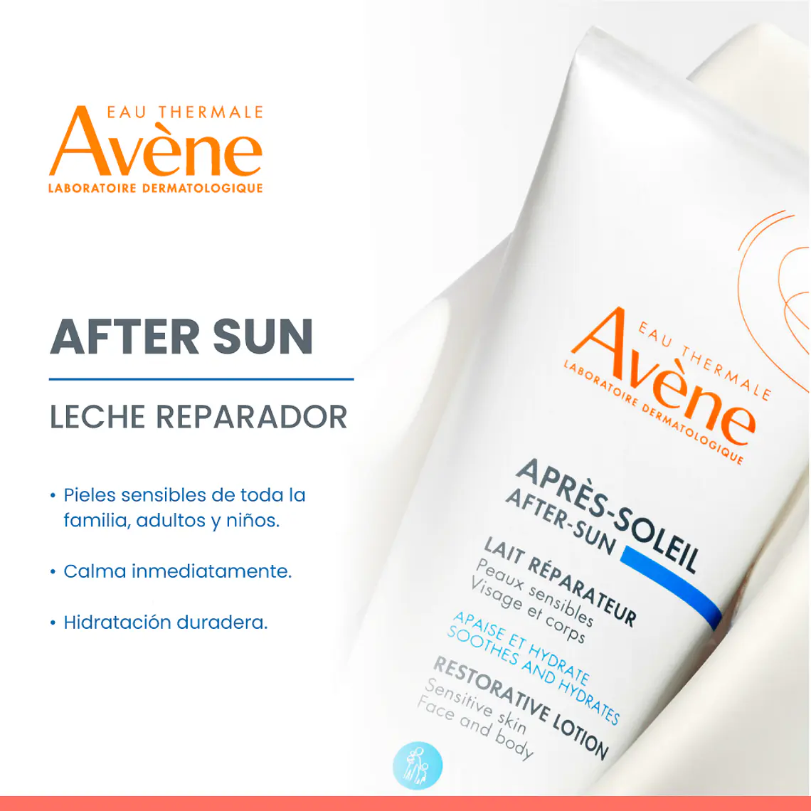AVENE LECHE AFTER SUN REPARADOR TUBO FAEPH (200 ML) I VENCE:31-03-2027 8