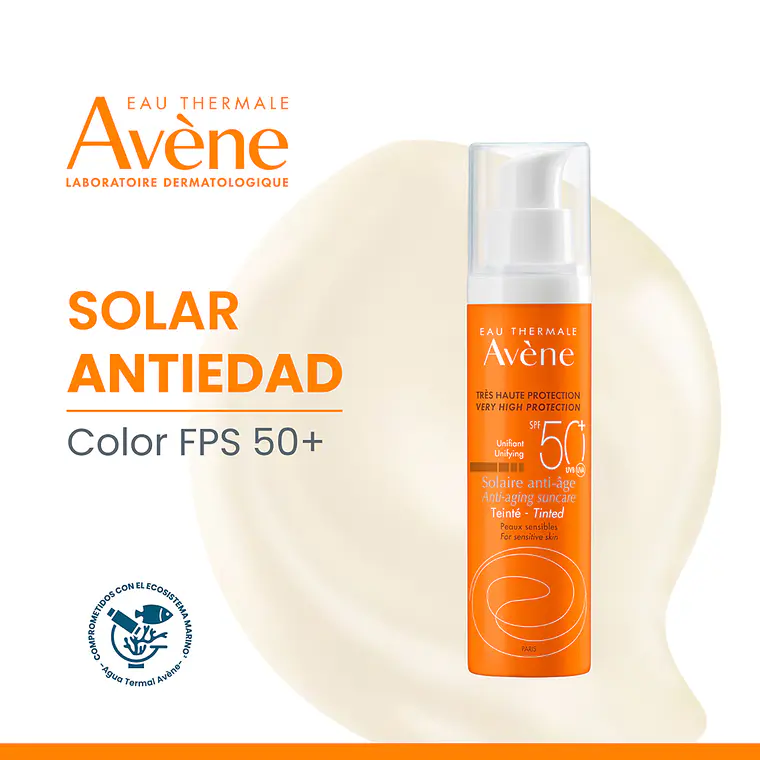 AVENE SOLAR ANTI EDAD CON COLOR SPF50+ (50 ML) - VENCE:31-07-2027 6