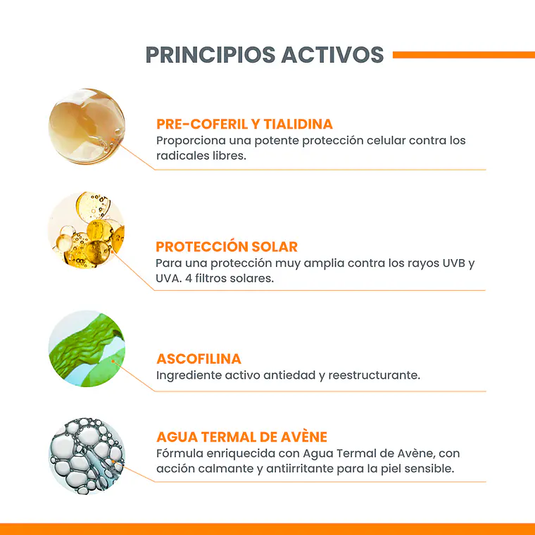 AVENE SOLAR ANTI EDAD CON COLOR SPF50+ (50 ML) - VENCE:31-07-2027 7