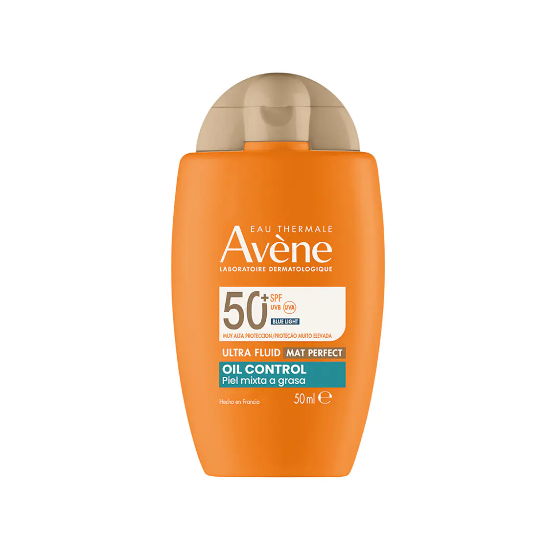AVENE SOLAR ULTRA-FLUID OIL CONTROL CON COLOR SPF50+ (50 ML) I VENCE: 31-03-2028 1