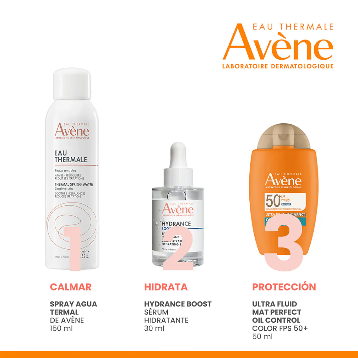 AVENE SOLAR ULTRA-FLUID OIL CONTROL CON COLOR SPF50+ (50 ML) I VENCE: 31-03-2028 3