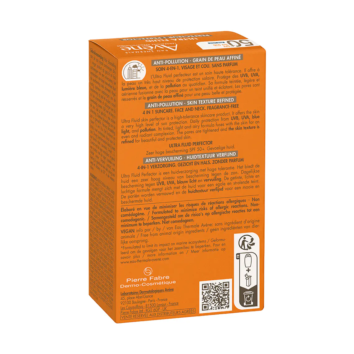 AVENE SOLAR ULTRA-FLUID OIL CONTROL CON COLOR SPF50+ (50 ML) I VENCE: 31-03-2028 12