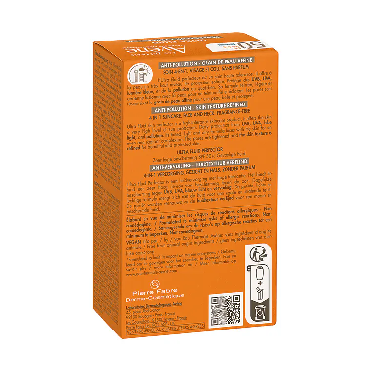 AVENE SOLAR ULTRA-FLUID OIL CONTROL CON COLOR SPF50+ (50 ML) I VENCE: 31-03-2028 12