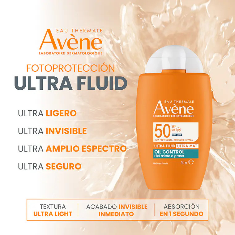 AVENE SOLAR ULTRA-FLUID OIL CONTROL SPF50+ (50 ML) I VENCE: 31-03-2028 7