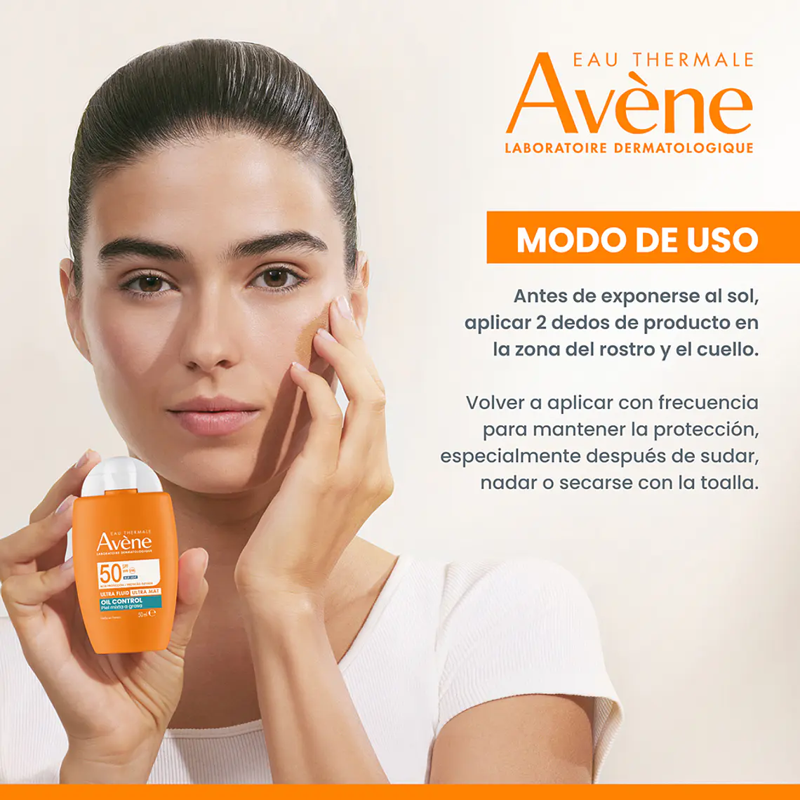 AVENE SOLAR ULTRA-FLUID OIL CONTROL SPF50+ (50 ML) I VENCE: 31-03-2028 10