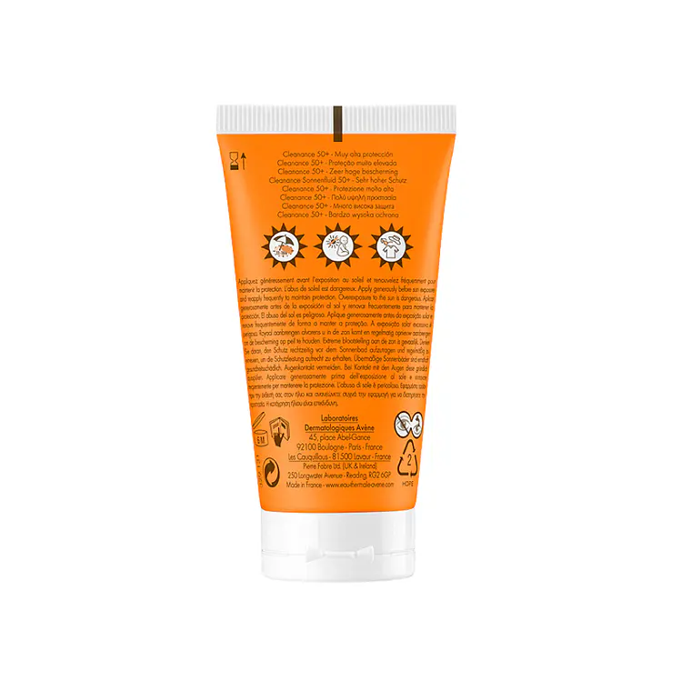 AVENE SOLAR CLEANANCE SPF50+ (50 ML) I VENCE: 31-10-2027 2
