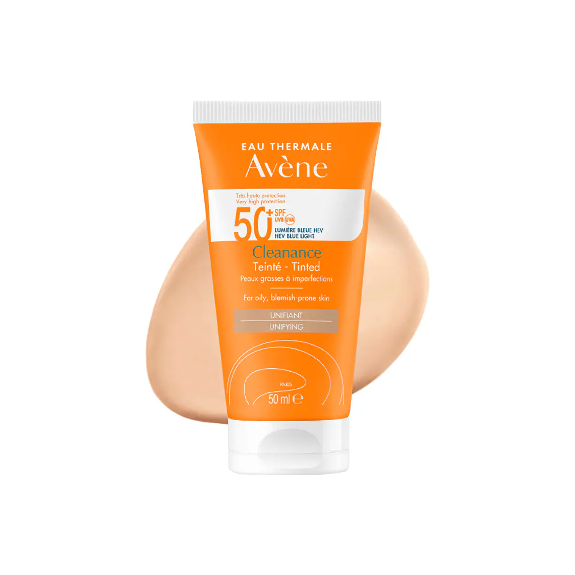 AVENE SOLAR CLEANANCE CON COLOR SPF50+ (50 ML) I VENCE: 30-11-2027 2
