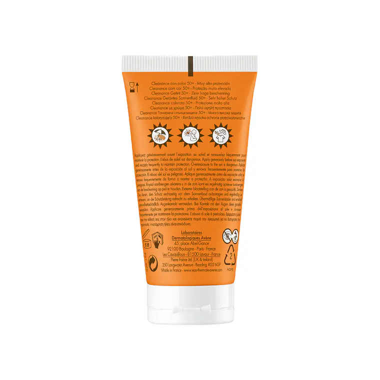 AVENE SOLAR CLEANANCE CON COLOR SPF50+ (50 ML) I VENCE: 30-11-2027 5