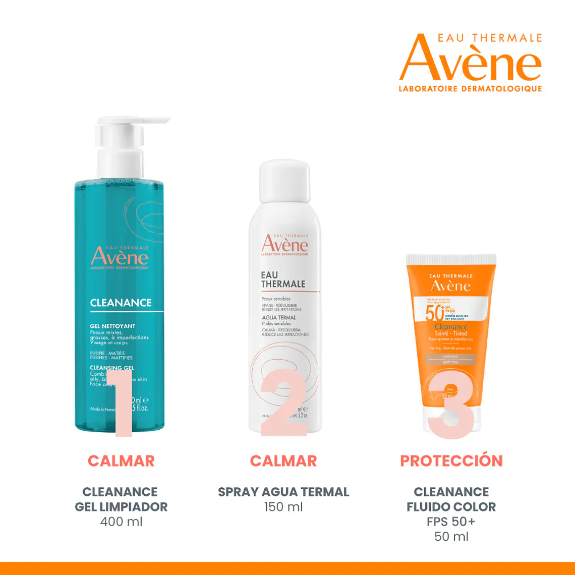 AVENE SOLAR CLEANANCE CON COLOR SPF50+ (50 ML) I VENCE: 30-11-2027 6