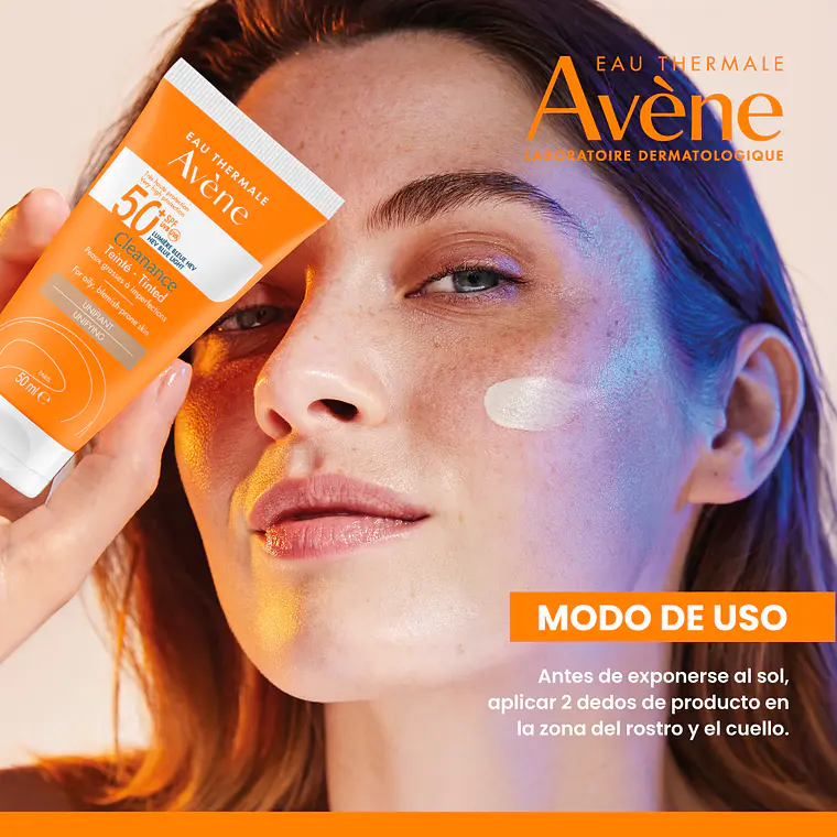 AVENE SOLAR CLEANANCE CON COLOR SPF50+ (50 ML) I VENCE: 30-11-2027 10