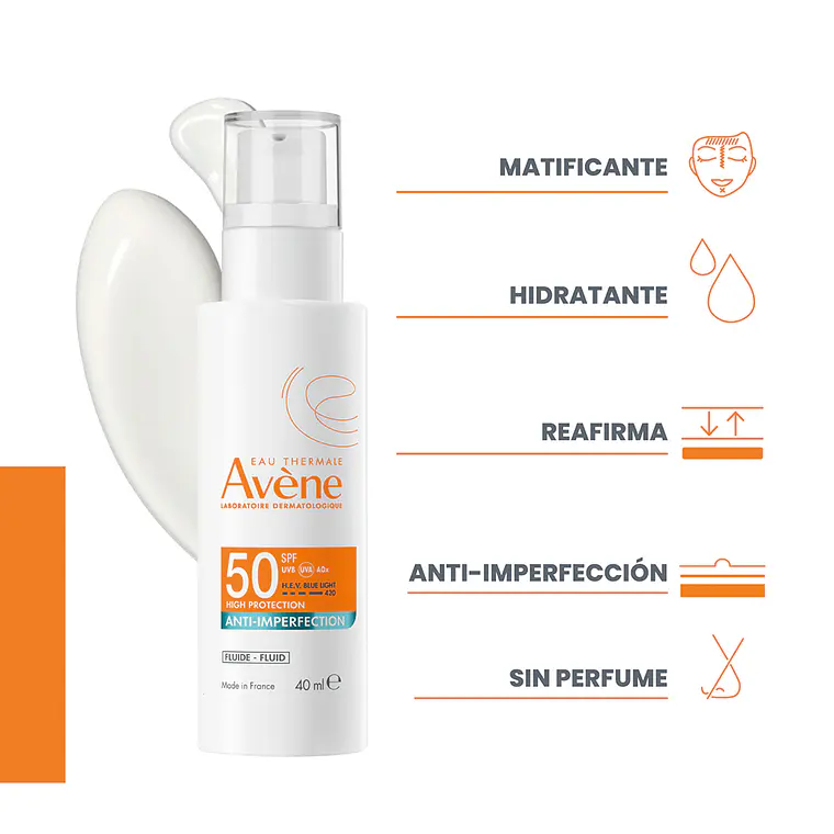 AVENE SOLAR EXPERT ANTI-IMPERFECTION FLUID FPS50 (40 ML) I VENCE:30-09-2027 7