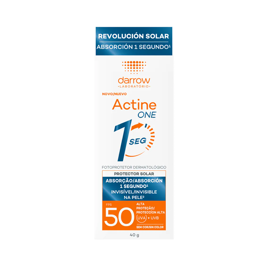 DARROW FOTOPROTECTOR ACTINE ONE SPF 50 (40 ML) I VENCE: 28-02-2027 3