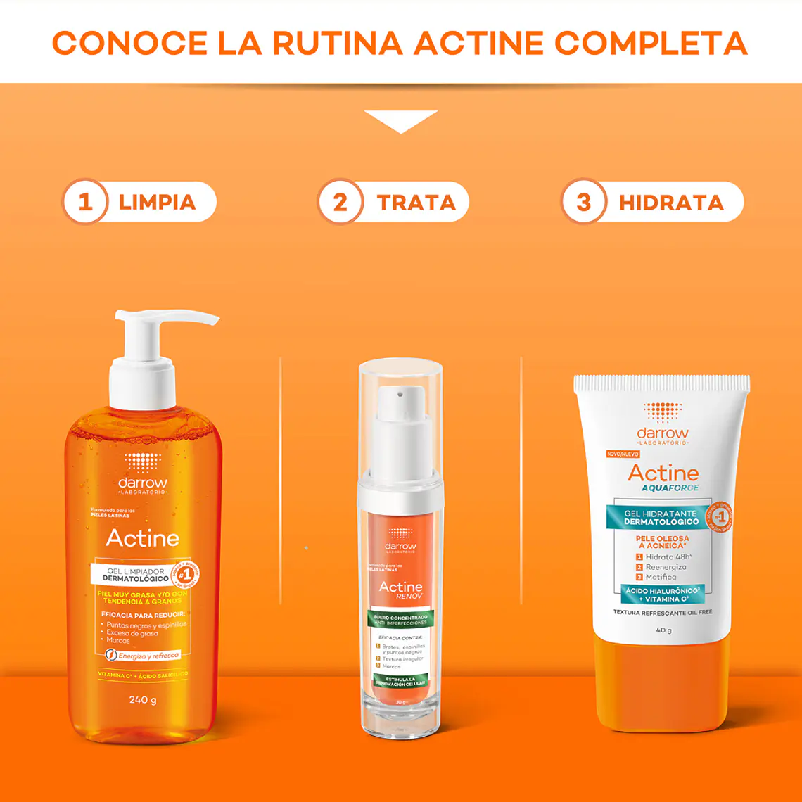 DARROW ACTINE GEL LIMPIADOR (240 G) I VENCE 30-05-2027 2