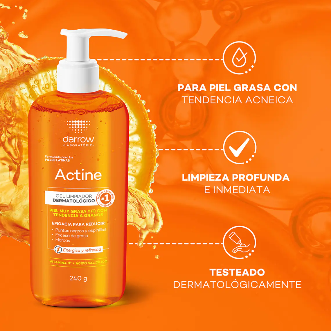 DARROW ACTINE GEL LIMPIADOR (240 G) I VENCE 30-05-2027 4