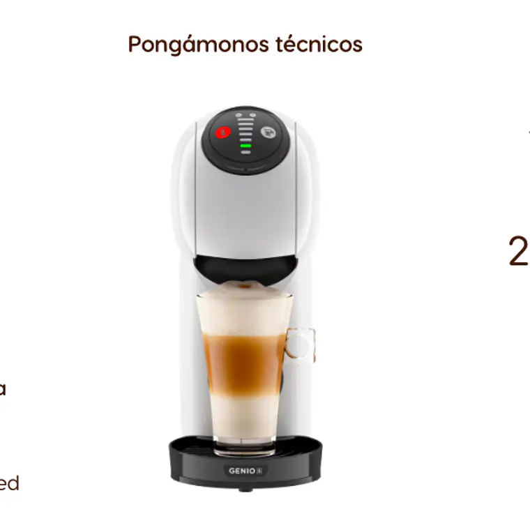 CAFETERA DOLCE GUSTO GENIO S BLANCA (EMBALAJE DAÑADO) 7