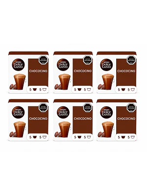 PACK 6 CAJAS (60 CÁPSULAS) DOLCE GUSTO CHOCOCINO-$3.998 POR CAJA (VENCE: 01-07-26)