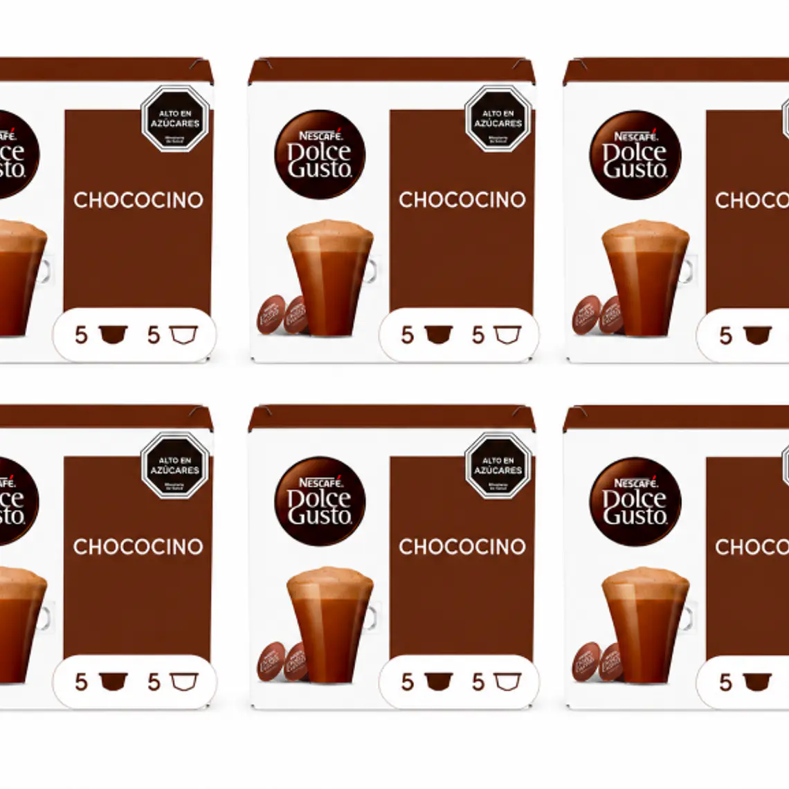 PACK 6 CAJAS (60 CÁPSULAS) DOLCE GUSTO CHOCOCINO-$3.998 POR CAJA (VENCE: 01-07-26) 1