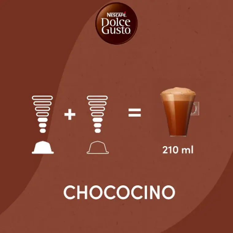 PACK 6 CAJAS (60 CÁPSULAS) DOLCE GUSTO CHOCOCINO -$3.998 POR CAJA (VENCE: 01-09-26) 4