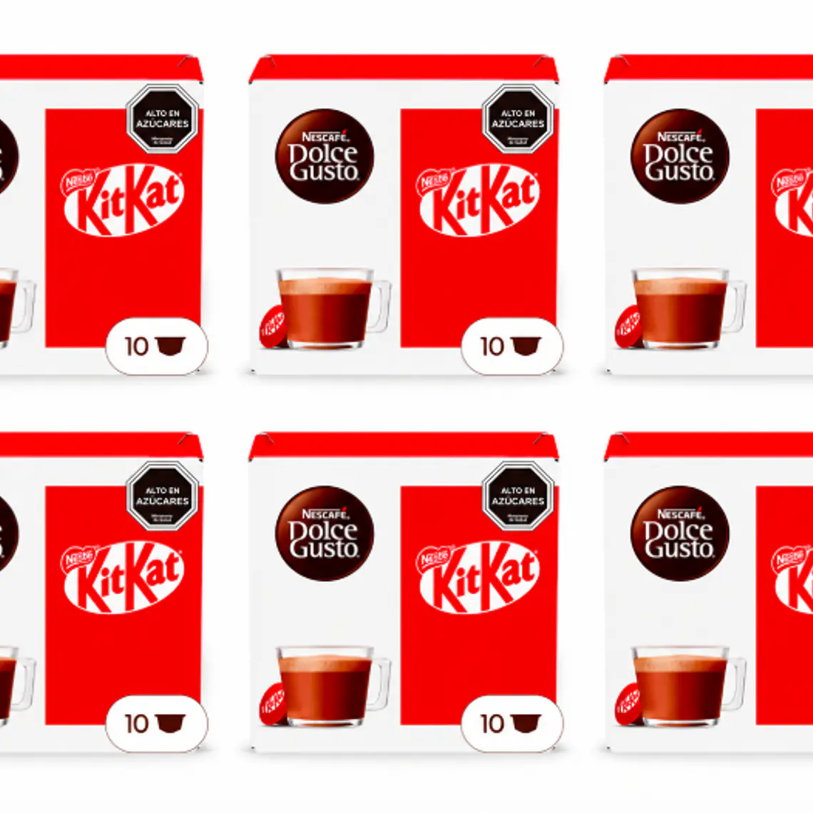PACK 6 CAJAS (60 CÁPSULAS) DOLCE GUSTO KIT KAT - $3.998 CADA CAJA (VENCE: 01-09-26) 1