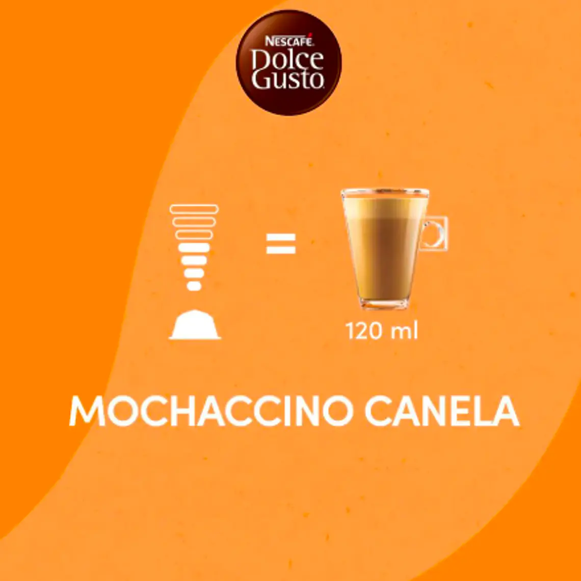 PACK 6 CAJAS (60 CÁPSULAS) DOLCE GUSTO MOCHACHINO CANELA - $3.998 POR CAJA (VENCE: 01-08-26) 4
