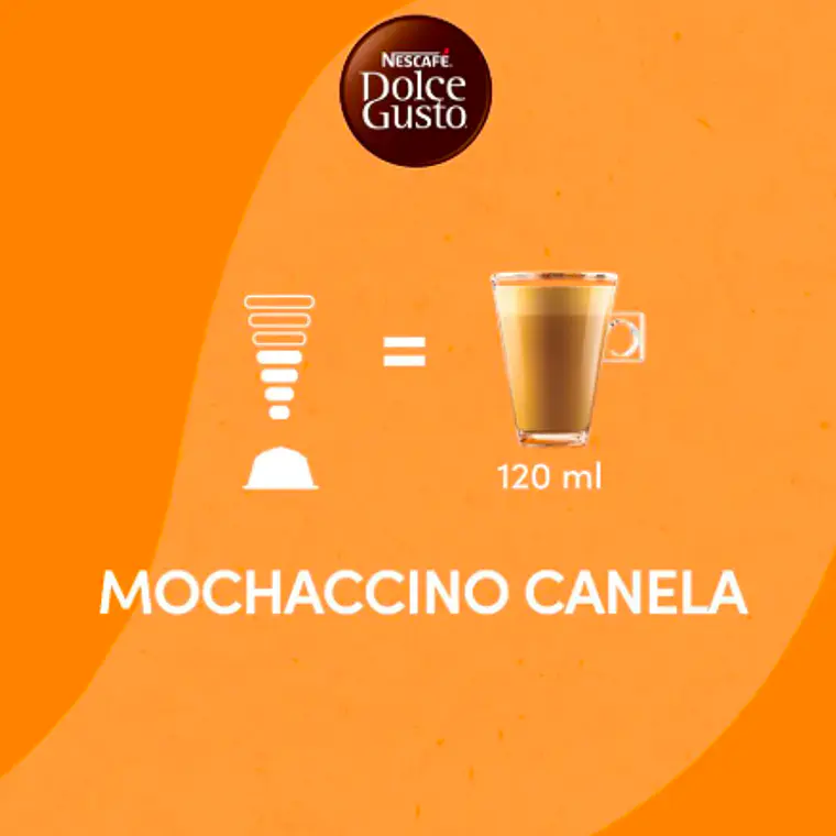 PACK 6 CAJAS (60 CÁPSULAS) DOLCE GUSTO MOCHACHINO CANELA - $3.998 POR CAJA (VENCE: 01-08-26) 4