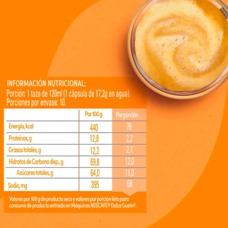 PACK 6 CAJAS (60 CÁPSULAS) DOLCE GUSTO MOCHACHINO CANELA - $3.998 POR CAJA (VENCE: 01-08-26) 6