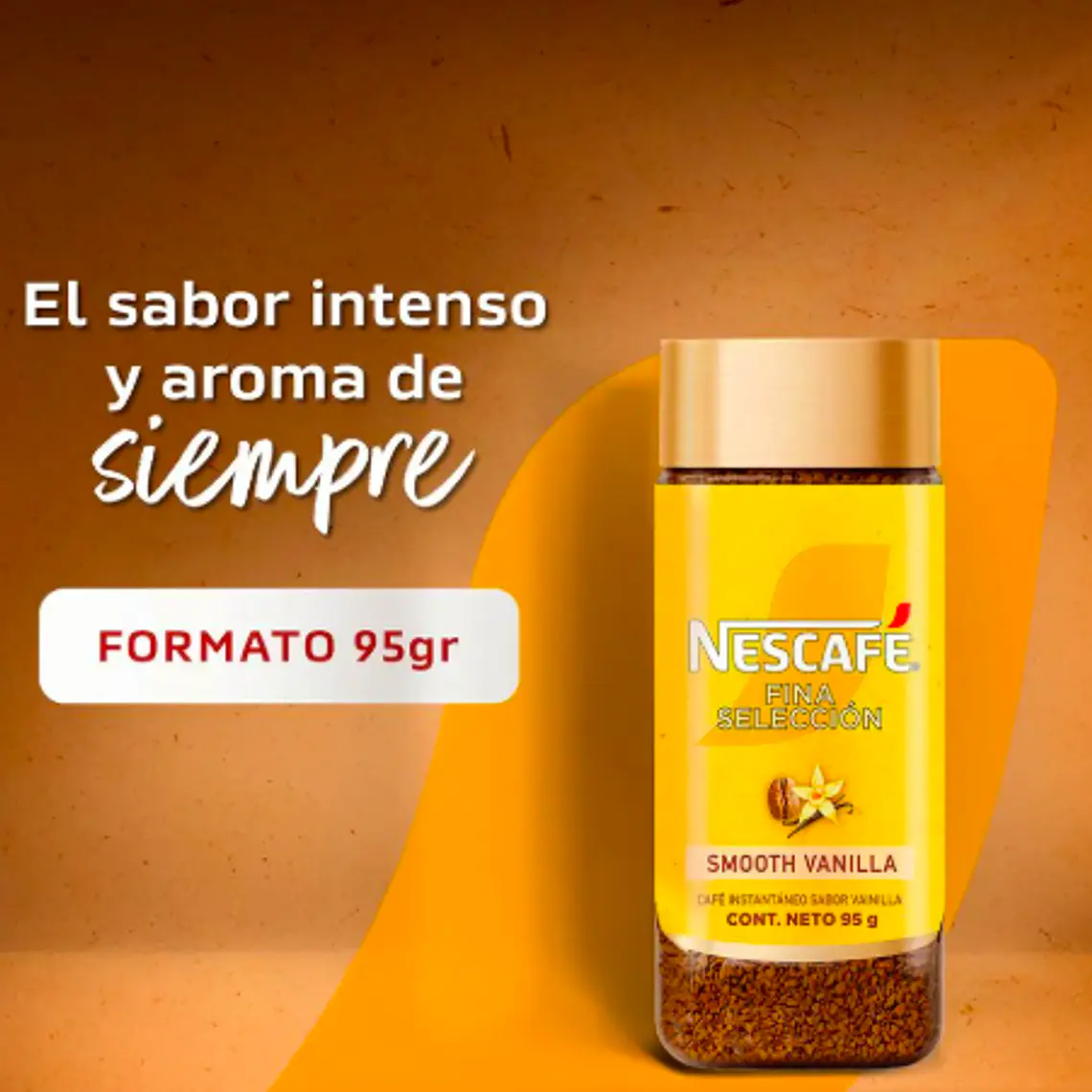 PACK 6 UNIDADES CAFÉ INSTANTÁNEO FINA SELECCIÓN SABOR VAINILLA - $5.998 POR UNIDAD (VENCE: 31-08-26) 2