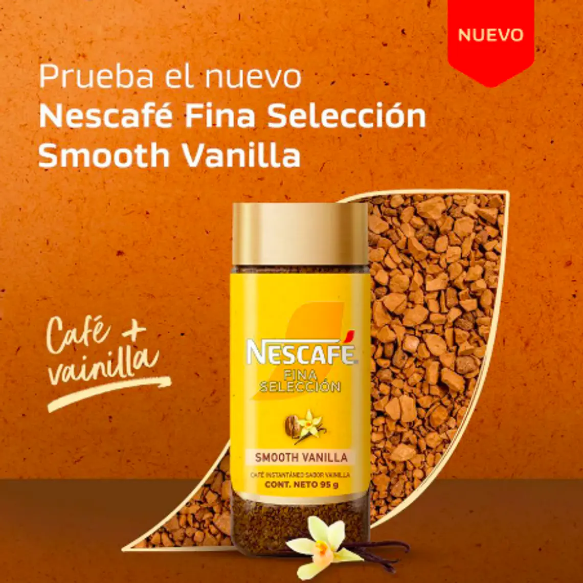 PACK 6 UNIDADES CAFÉ INSTANTÁNEO FINA SELECCIÓN SABOR VAINILLA - $5.998 POR UNIDAD (VENCE: 31-08-26) 3