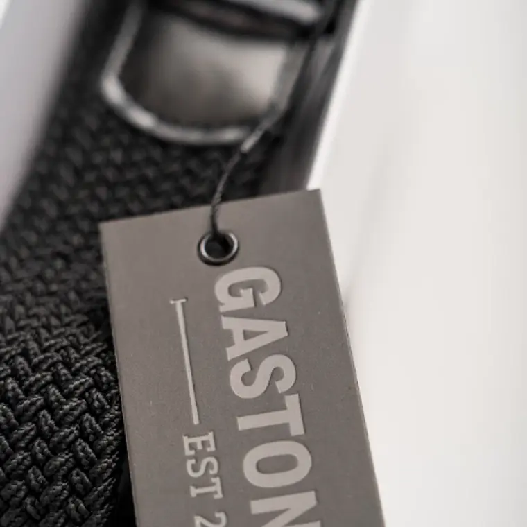 CINTURÓN ELASTICADO TRENZADO NEGRO S/M 5