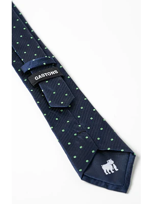 CORBATA SEDA MODELO SCOOBY PUNTOS VERDES