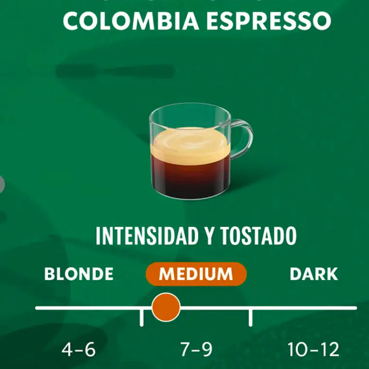 PACK 3 CAJAS (36 CÁPSULAS) STARBUCKS DOLCE GUSTO ESPRESSO COLOMBIA - $5.663 POR CAJA (VENCE: 30-06-26) 4