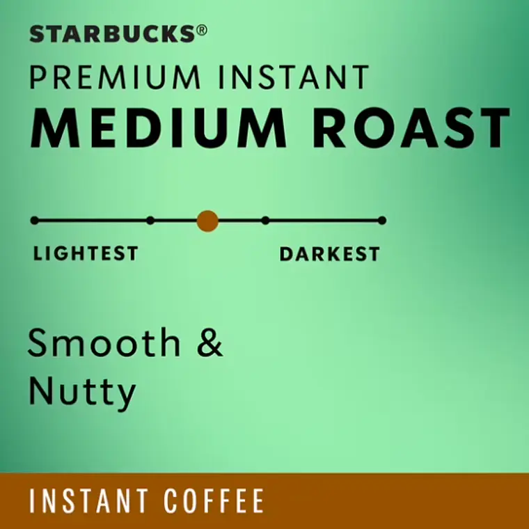 PACK 6 UNIDADES STARBUCKS MEDIUM ROAST INSTANTÁNEO - $4.665 POR UNIDAD (VENCE: 14-08-26) 3