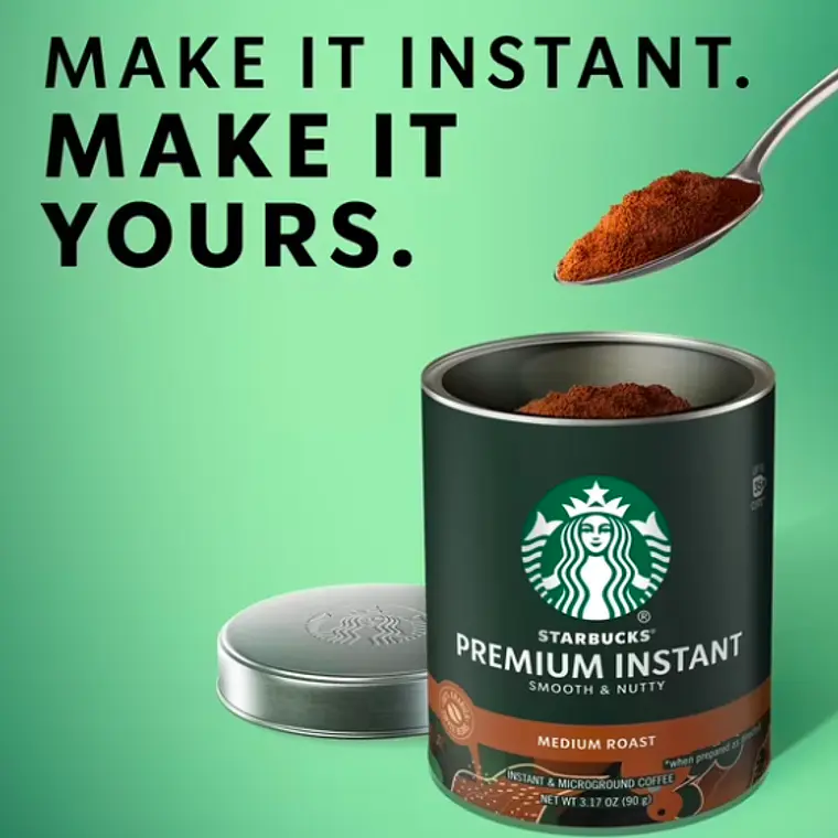 PACK 6 UNIDADES STARBUCKS MEDIUM ROAST INSTANTÁNEO - $4.665 POR UNIDAD (VENCE: 14-08-26) 5