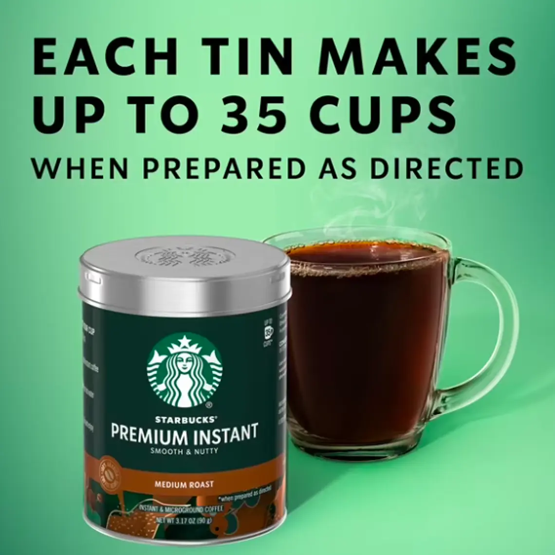 PACK 6 UNIDADES STARBUCKS MEDIUM ROAST INSTANTÁNEO - $4.665 POR UNIDAD (VENCE: 14-08-26) 6