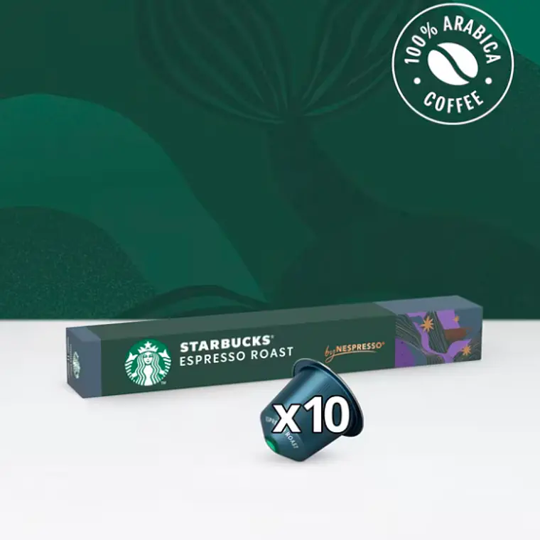 PACK 12 CAJAS (120 CÁPSULAS) STARBUCKS BY NESPRESSO ESPRESSO ROAST - $4.165 POR CAJA (VENCE: 01-08-26) 2