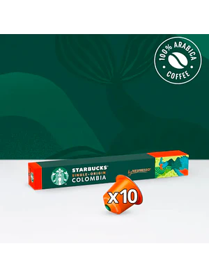 PACK 12 CAJAS (120 CÁPSULAS) STARBUCKS BY NESPRESSO SINGLE ORIGIN COLOMBIA - $4.165 POR CAJA (VENCE: 23-07-26)